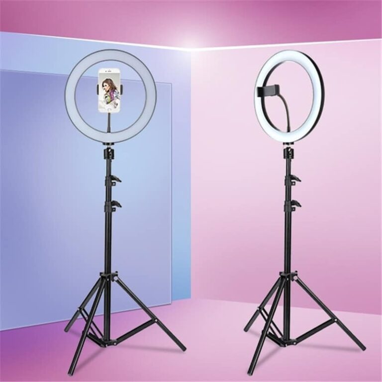 10 inchi ring lite with 6 feet height tripod stand
