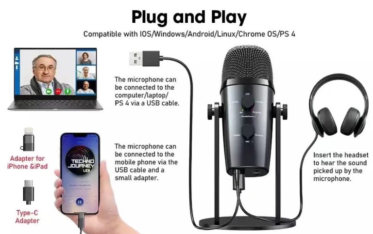 Jmary MC-PW10 Professional USB Microphone for pc and mobile