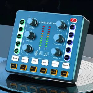 M8 External Sound Card For Live Streaming Wireless Mixer With Bluetooth Compatible