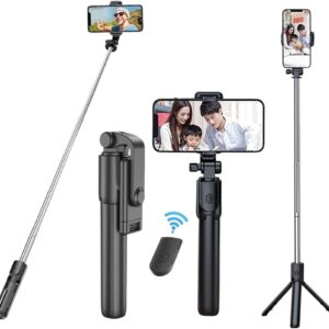 Tripod XT-02 Bluetooth Selfie Stick with remote control