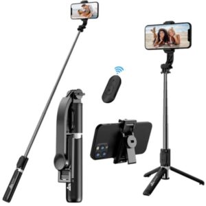Neepho P170S Selfie Stick Tripod, Metal, Smartphones