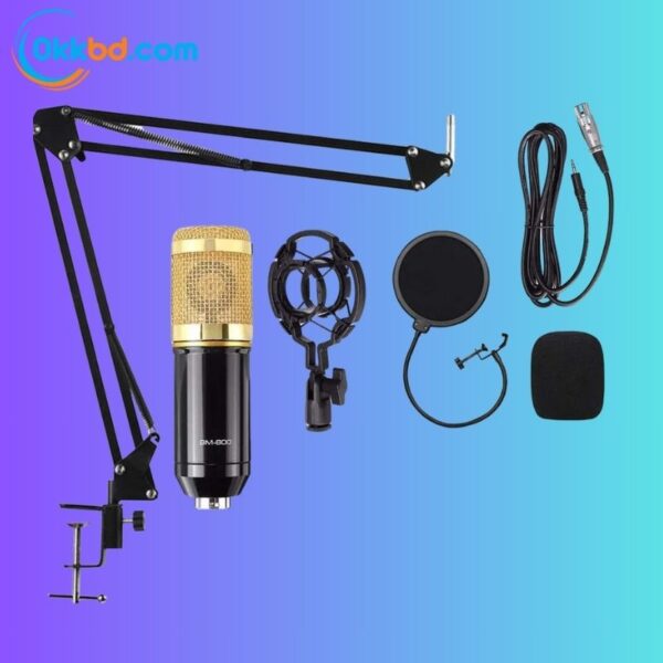 BM800 condenser microphone with M3 Live sound card combo package - Image 2