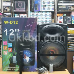 W D12 portable wireless Bluetooth speaker for party outdoor indoor