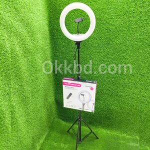 dimmable 36cm selfie lamp with mobile phone holder led ring light remote control with tripod stand