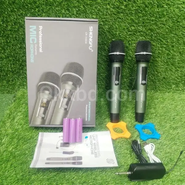 Shengfu CP-110 cd dual wireless hand microphone