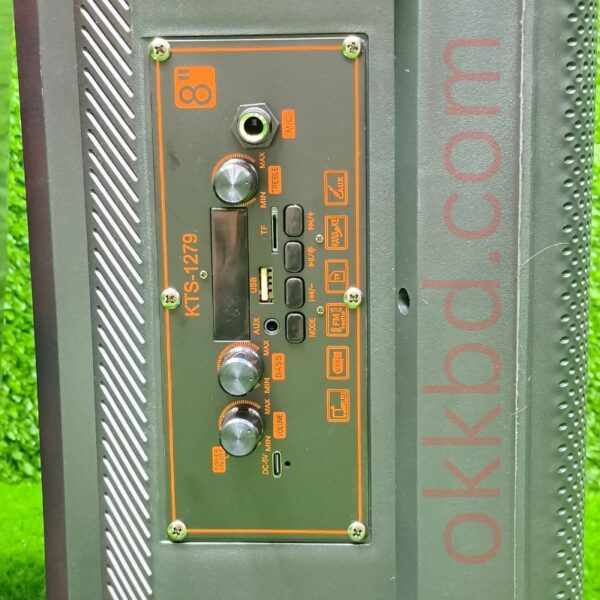 KTS-1279 Karaoke Bluetooth speaker with wireless microphone - Image 4