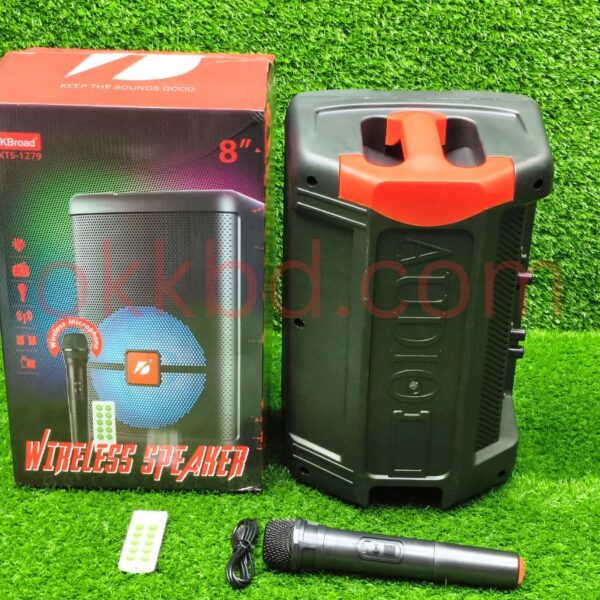 KTS-1279 Karaoke Bluetooth speaker with wireless microphone - Image 3