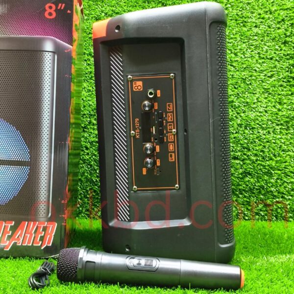 KTS-1279 Karaoke Bluetooth speaker with wireless microphone - Image 2