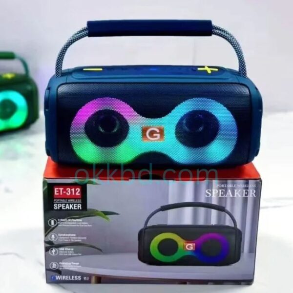 ET-312 Wireless Bluetooth Speaker Multicolor