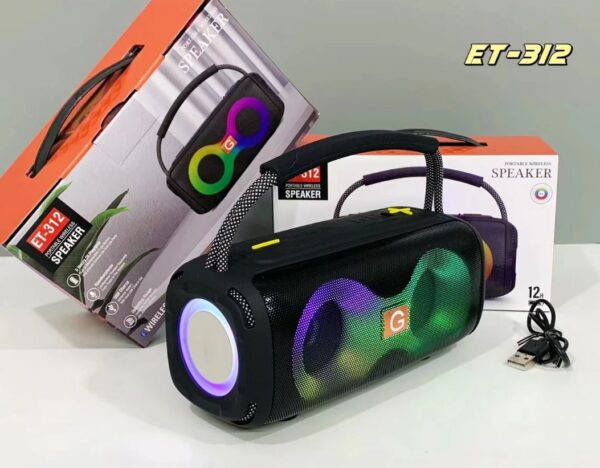ET-312 Wireless Bluetooth Speaker Multicolor - Image 3