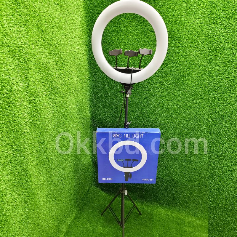 18 Inch BD 460 D Led Ring Light With Neepho brand 6 feet height Tripod Stand