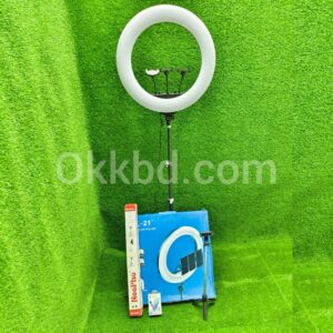 RL-21 inch Ring Light Neepho brand 6 feet height tripod stand with remote controller with free gift