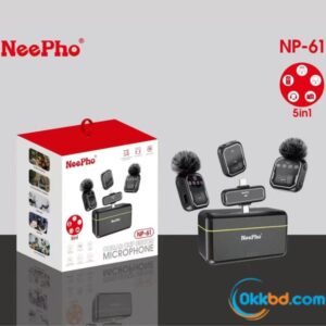 NeePho NP-61 Wireless Collar Microphone For Type-C & iPhone